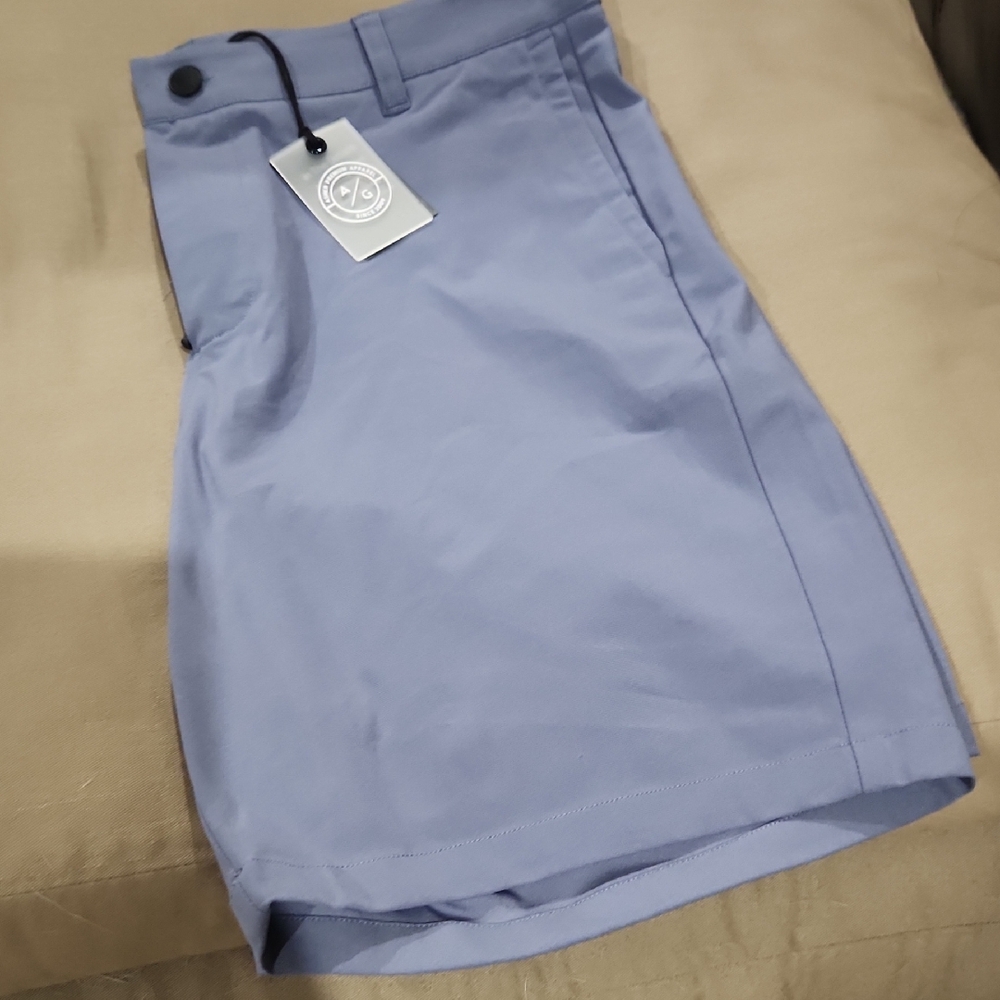 Classic Blue Men's Flat Front Shorts